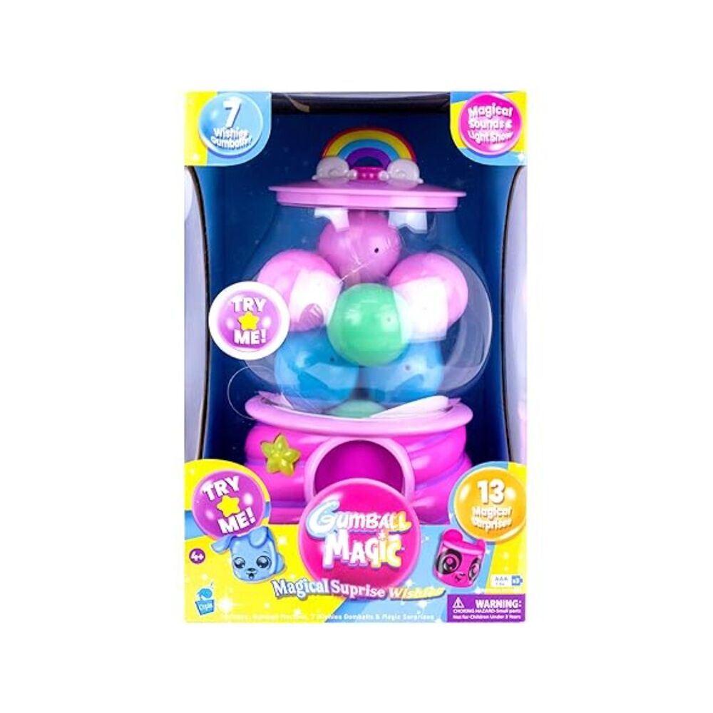 Gumball Magic - Magical Interactive Light Up Machine with 7 Gumball Surprises
